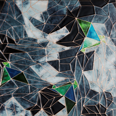 Cloisonné Enamel Panel