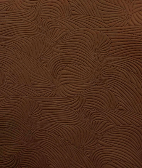 Embossed genuine leather