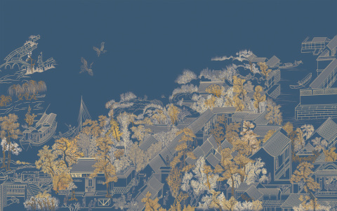 Digital Print Wall Fabric
