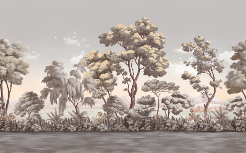 Western Art Printed Mural