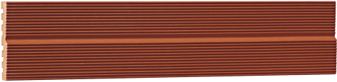 Grooved Terracotta Panel