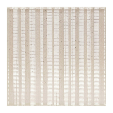5mm Ultra-Clear + 5mm Focus No.2 Pearlescent White Laminated Wire Glass