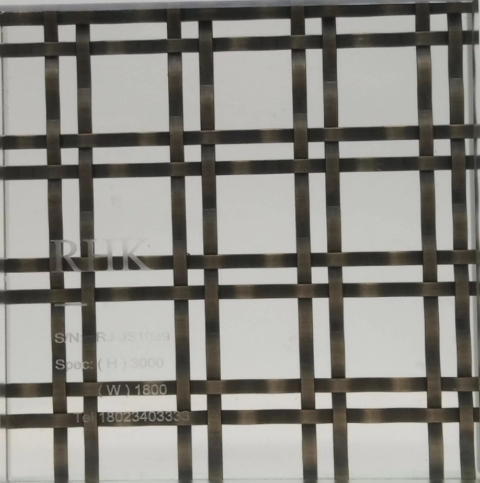 5mm+5mm Double Ultra White Wire Glass