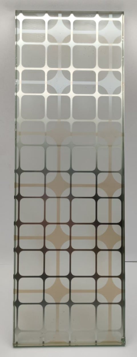 5mm + 5mm Dual Ultra-Clear Anti-Glare Printed Laminated Glass