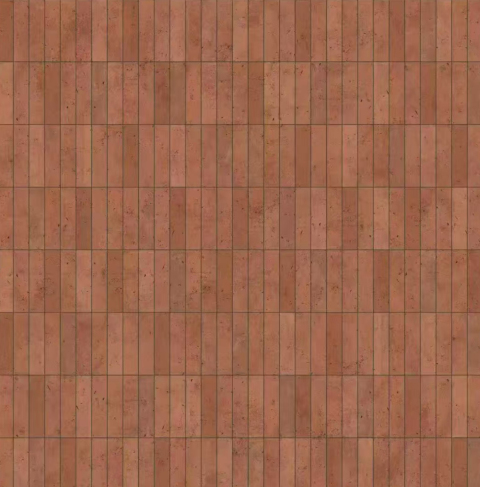 Red Brick Terracotta Slice