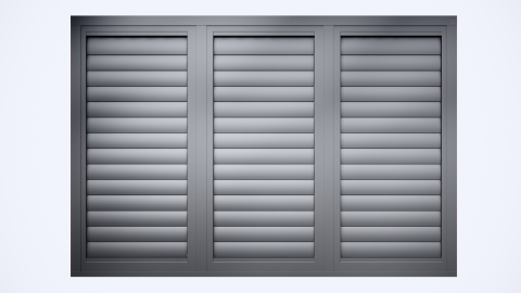 Aluminum Louver Fixed Door