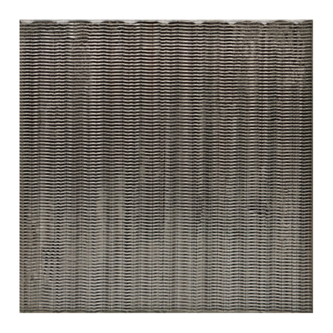 5mm Ultra-Clear + 5mm Fluted Metal Mesh Laminated Glass