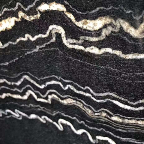 Black Gold Flower Granite