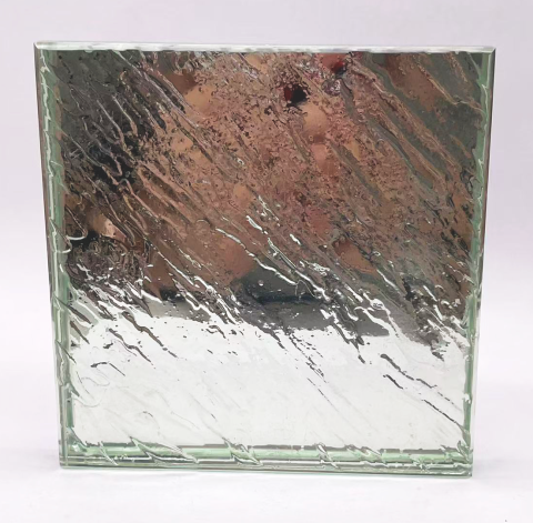 6mm Texture Heat-Fused + 5mm Ultra-Clear Silver Mirror