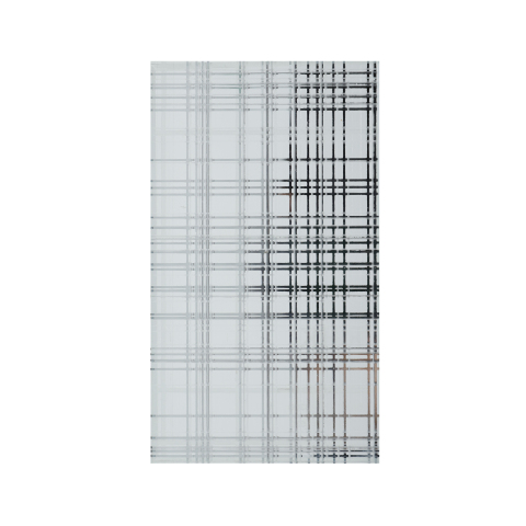 5mm Ultra White Line Glass + 5mm Ultra White Etched Line Laminated Glass