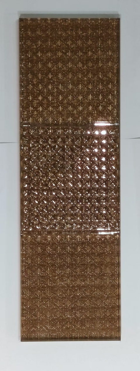 Single-Sided Electro-Etched Wired Laminated Glass