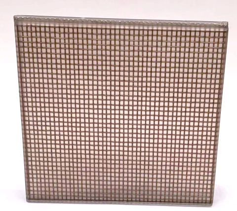5mm+5mm Double-Sided Ultra-Clear Wired Glass