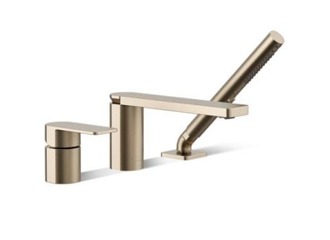 3-hole Tub Mounted Bath Shower Mixer