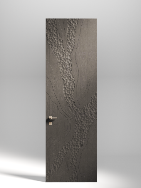 Carved Texture Solid Wood Door