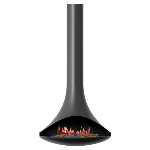 Artistic Hanging Holographic Fireplace