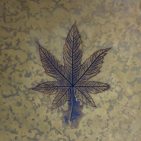 Curtain Wall Copper Maple Leaf Decorative Panel