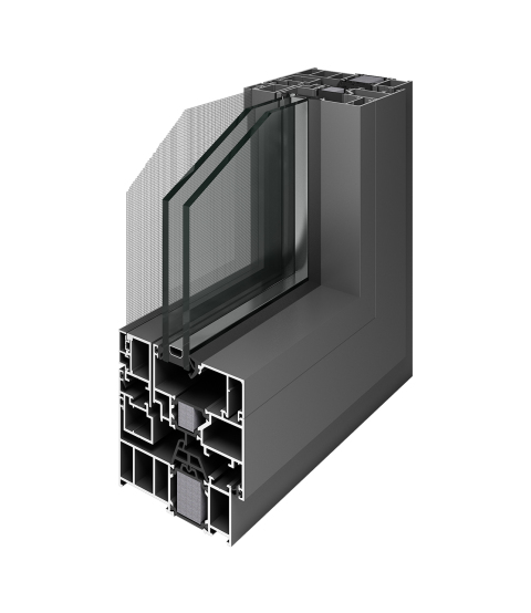 XWS100IN Tilt and Turn Window with Integrated Screen