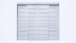 Polymer Louver Sliding Door
