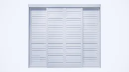Polymer Louver Sliding Door