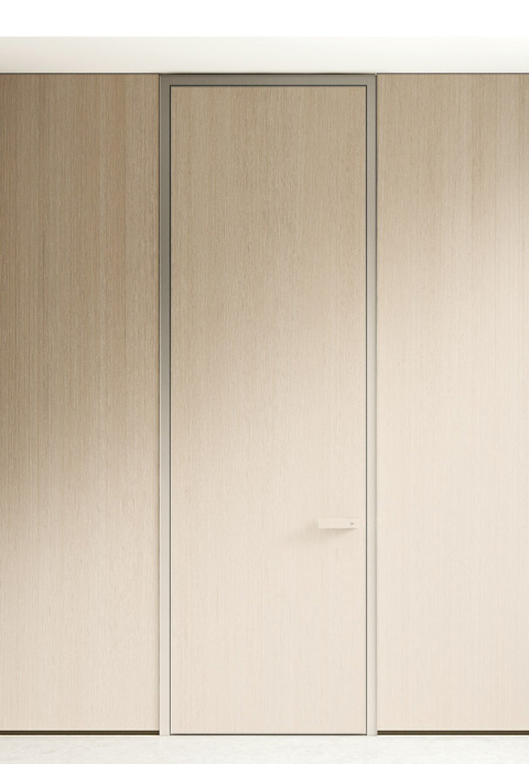 Aluminum Wood Room Door
