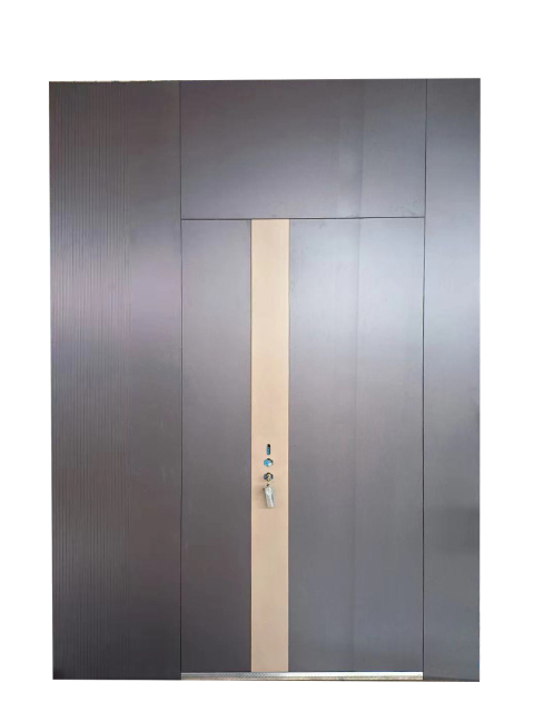 German Aluminum Cladding Concealed Armored Door