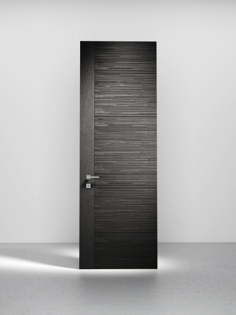 Carved Texture Solid Wood Door