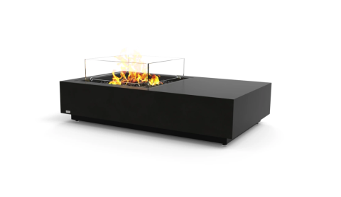 Long Tabletop Integrated Freestanding Bioethanol Fireplace