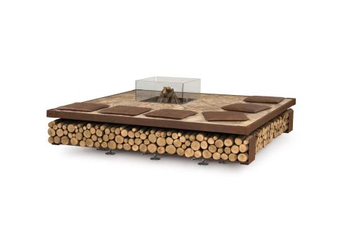 AK47-Opera Outdoor Wood Burning Fireplace