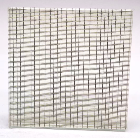 5mm+5mm Double-Sided Ultra-Clear Wired Glass
