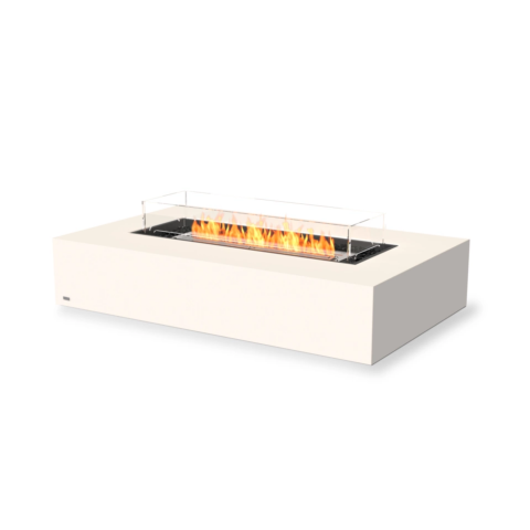 Long Tabletop Integrated Freestanding Bioethanol Fireplace