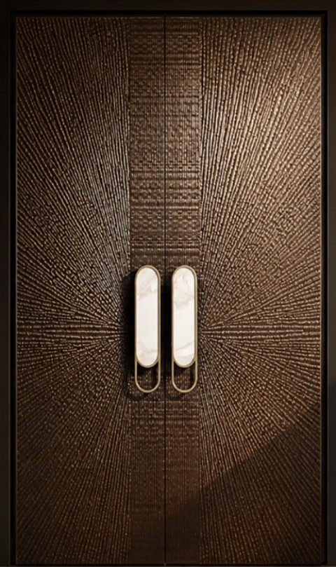 Copper Veneer Entrance Door
