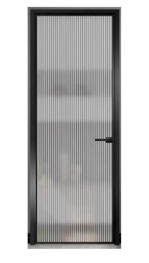Minimalist Glass Single Door