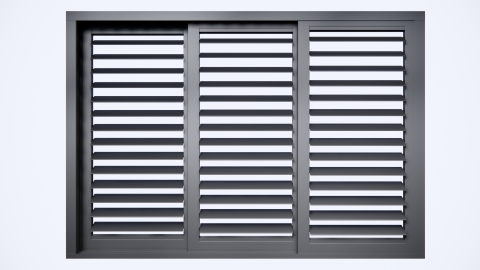 Aluminum Louver Sliding Door