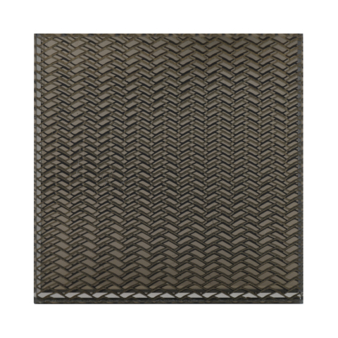 Ultra-Clear + Tea Mirror Laminated Metal Mesh Glass
