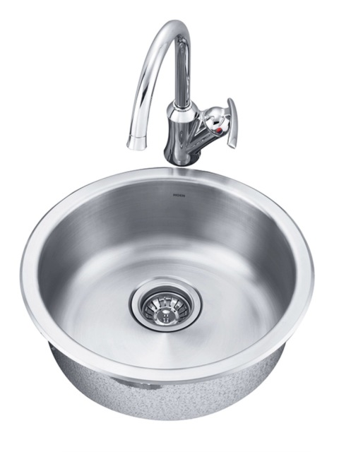 Stainless Steel Single Round Bowl