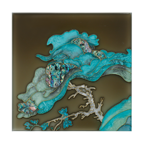 Custom Enameled Art Glass