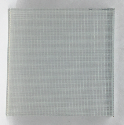 5+5mm Dual-Sided Ultra-Clear Double Satin Wired Glass