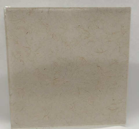 5mm+5mm Ultra-Clear Laminated Glass with Dual-Velvet Washi Paper Interlayer