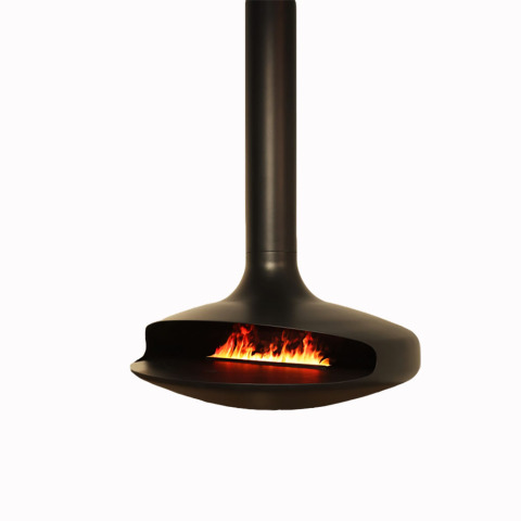 Hanging UFO Water Vapor Fireplace