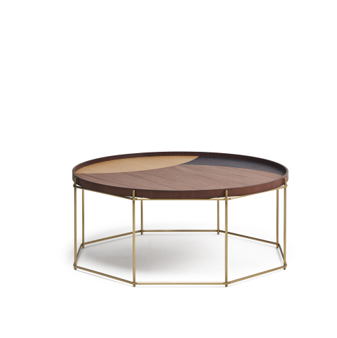 Parquetry Round Coffee Table