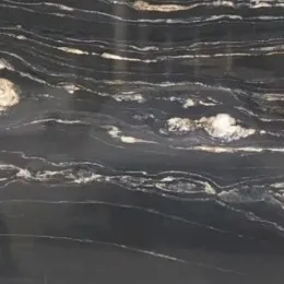 Black Gold Flower Granite