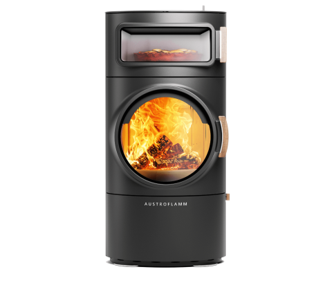 Wood-Burning Fireplace with Oven