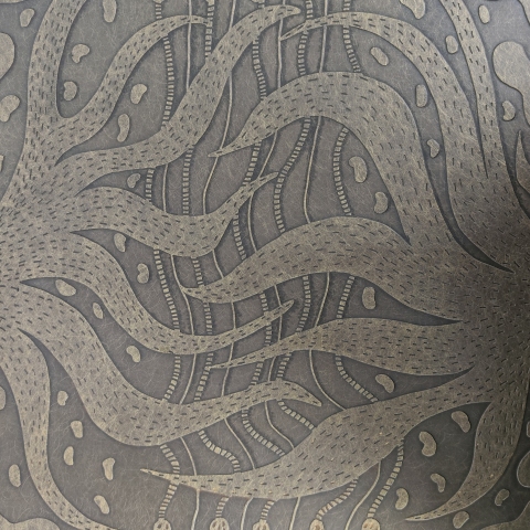 Antique Bronze Etched Stainless Steel