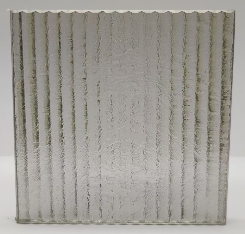 5mm Spotlight #1 Pattern Glass + 5mm Spotlight #1 Frosted Fused Glass