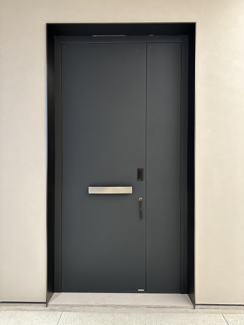 Sculpted Aluminum Entrance Door