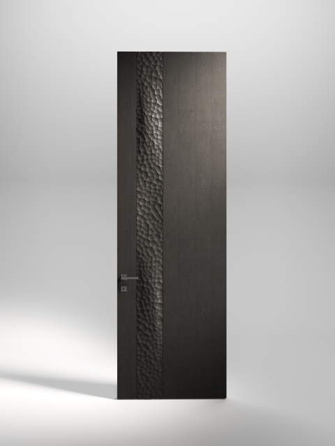Carved Texture Solid Wood Door