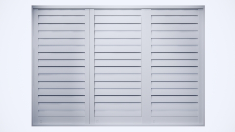 Polymer Louver Fixed Door