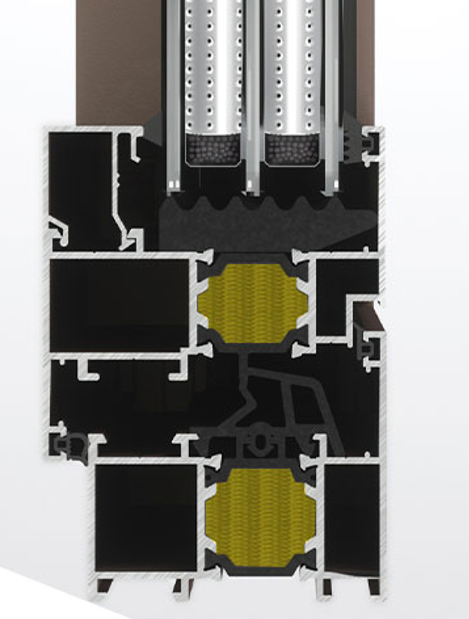 MS65 Aluminum Thermal Break System Window