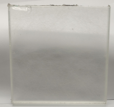5mm+5mm Ultra-Clear Laminated Glass with Dual-Velvet Washi Paper Interlayer