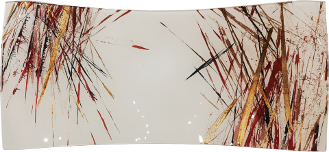 Glass Decorative Tray